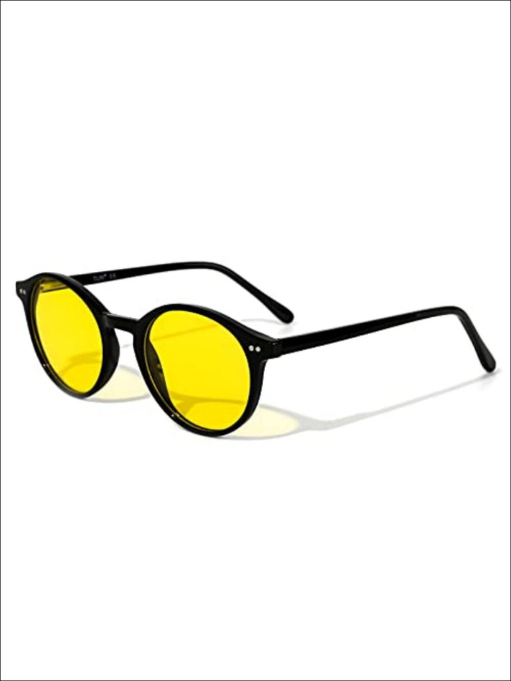 Polarized Round Sunglasses UV400 TAC Lenses Flexible Hinge Full Frame